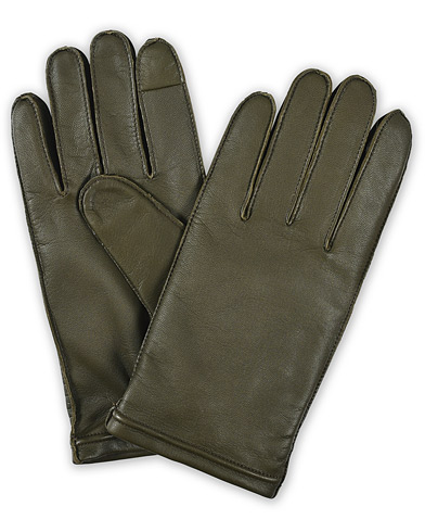 Handschuh |  Kranto Leather Gloves Dark Green