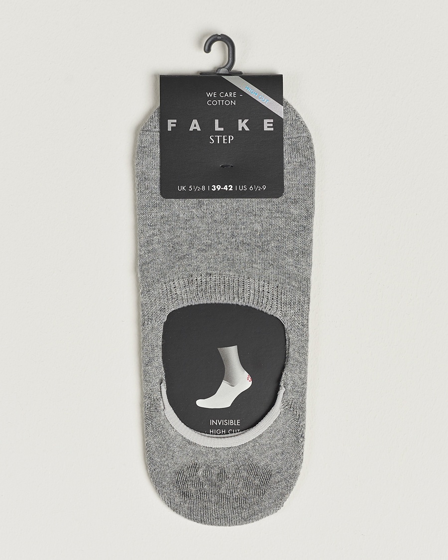 Falke Casual High Cut Sneaker Socks Light Grey Melange – Grau