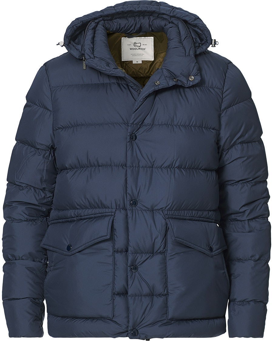  Sierra Hooded Puffer Jacket Melton Blue