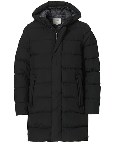 American Heritage |  High Tech Quilted Long Jacket Black
