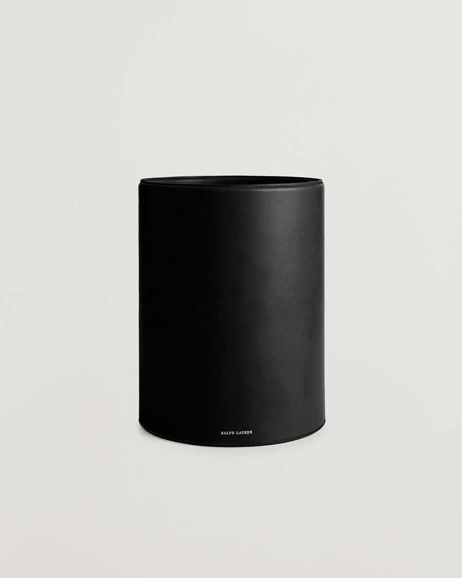 Herren | Für das Zuhause | Ralph Lauren Home | Brennan Leather Waste Bin Black