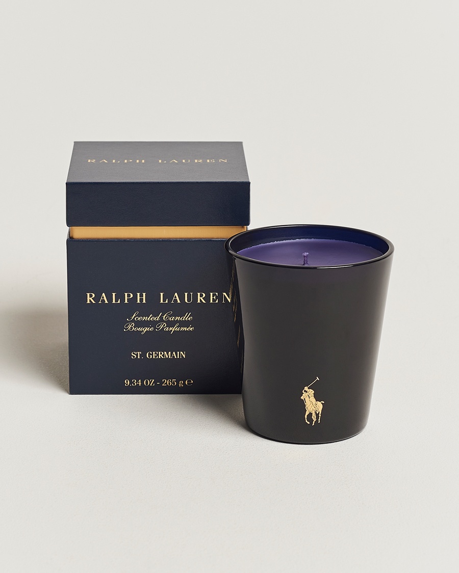 Ralph Lauren Home St Germain Single Wick Candle Navy/Gold