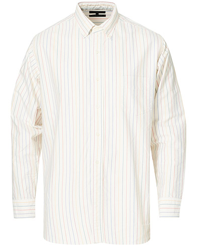  |  Shaggy Oxford Button Down Shirt White