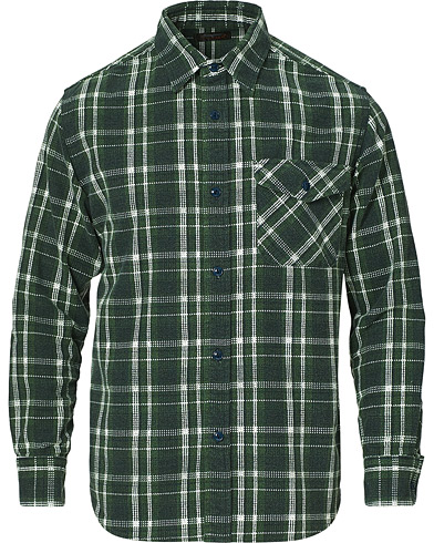  |  Checked Guide Shirt  Navy/Green