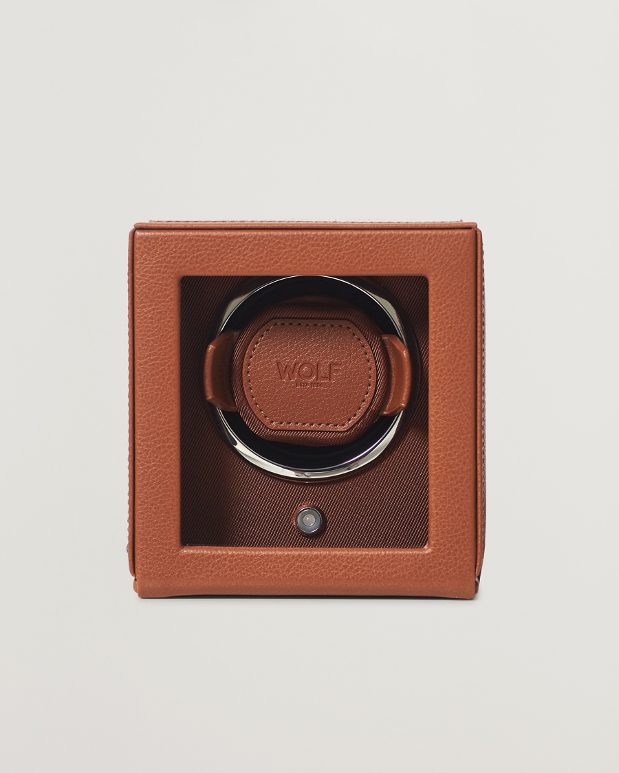 WOLF Cub Single Winder With Cover Cognac – Braun