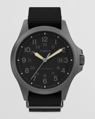 Herren | Uhren | Timex | Field Post Solar Watch 41mm Black Dial