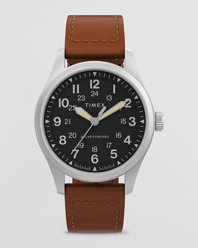 Herren | Uhren | Timex | Field Post Solar Watch 36mm Brown/Black