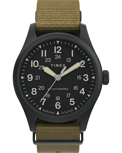 Herren | Uhren | Timex | Field Post Solar Watch 36mm Green/Black