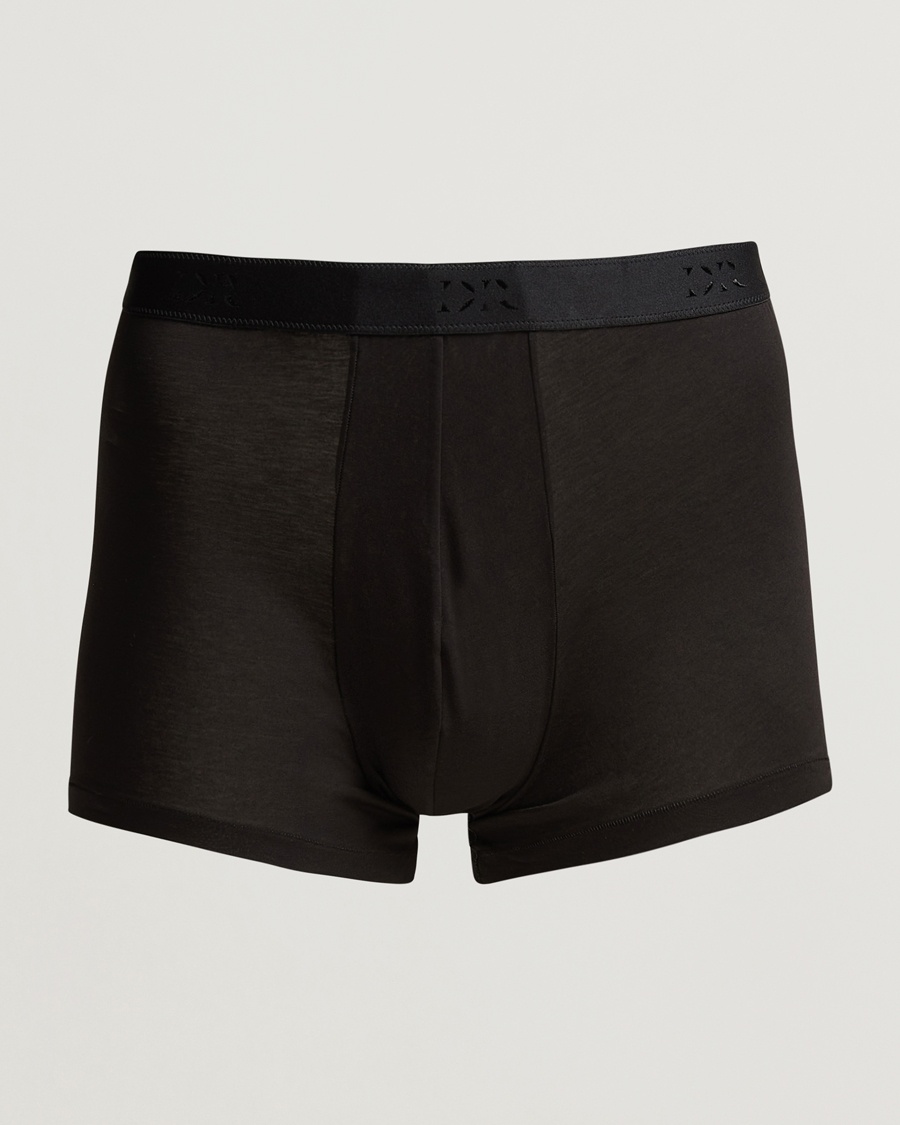 Derek Rose Pima Cotton Stretch Trunk Black – Schwarz
