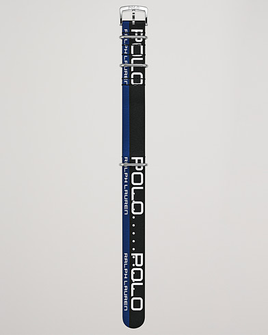 Herren |  | Polo Ralph Lauren | Leather Sporting Strap Black/Blue