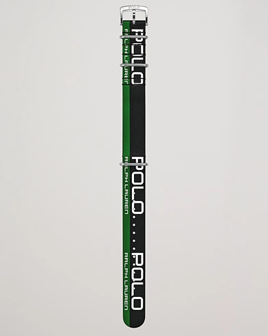 Herren |  | Polo Ralph Lauren | Leather Sporting Strap Black/Green