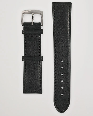 Herren | Uhrenarmband | Polo Ralph Lauren | Sporting Leather Strap Black