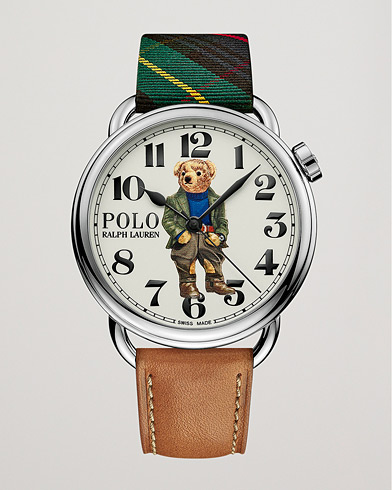 Herren | Fine watches | Polo Ralph Lauren | 42mm Automatic Bedbord Bear White Dial