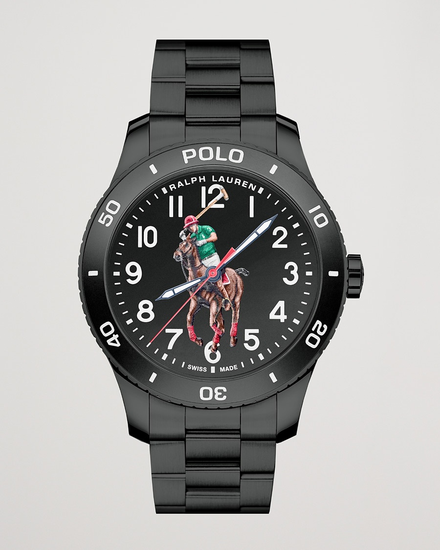  42mm Automatic Pony Player  Black Dial