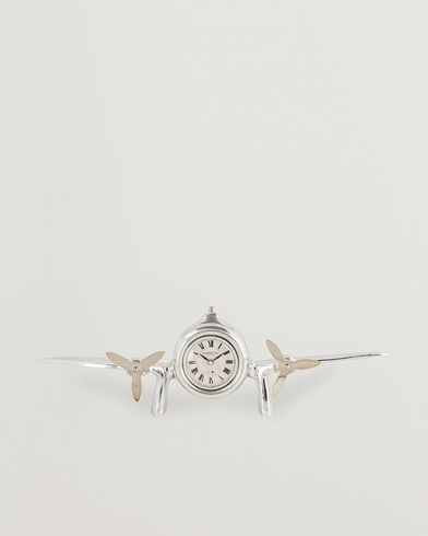 Herren | Lifestyle | Authentic Models | Art Deco Flight Clock Silver
