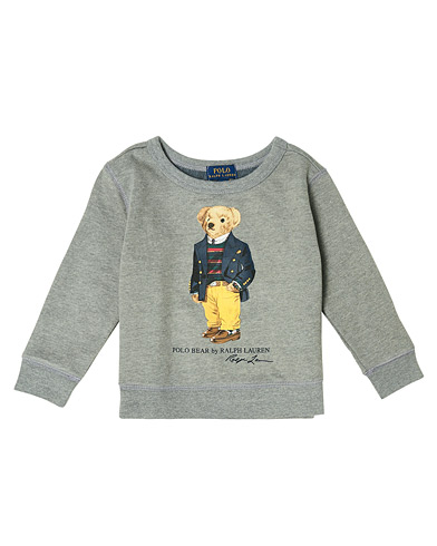  | Printed Bear Kids Sweatshirt Grey Heather