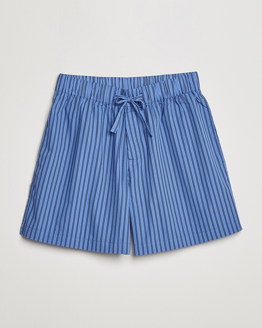 Herren | | Tekla | Poplin Pyjama Shorts Boro Stripes