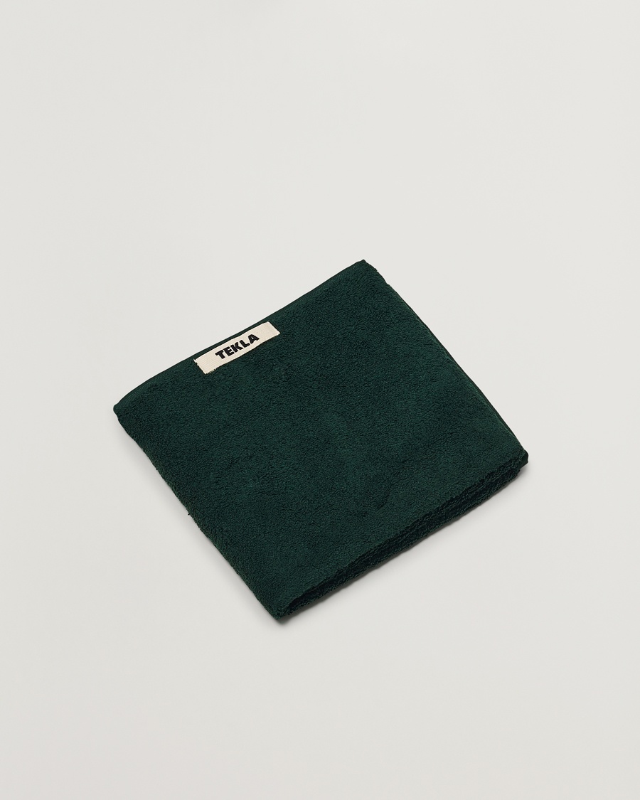 Herren | | Tekla | Organic Terry Hand Towel Forest Green