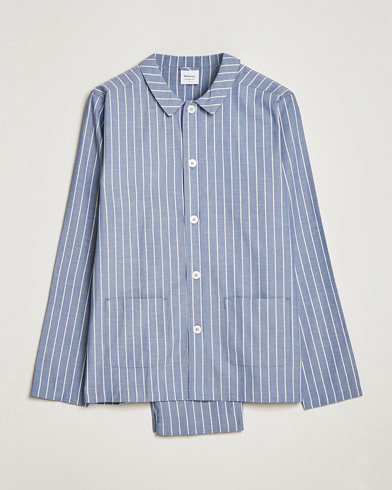 Herren | Pyjama-Set | Nufferton | Uno Mini Stripe Pyjama Set Navy/White