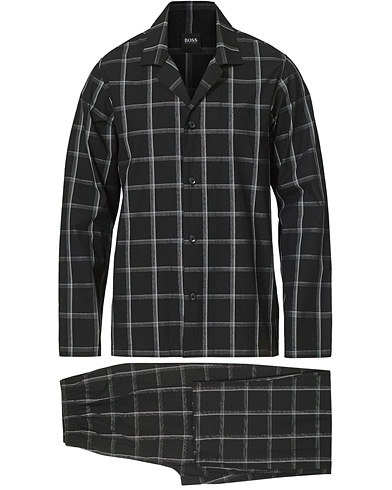 Loungewear-Abteilung |  Urban Checked Pyjamas Set Black