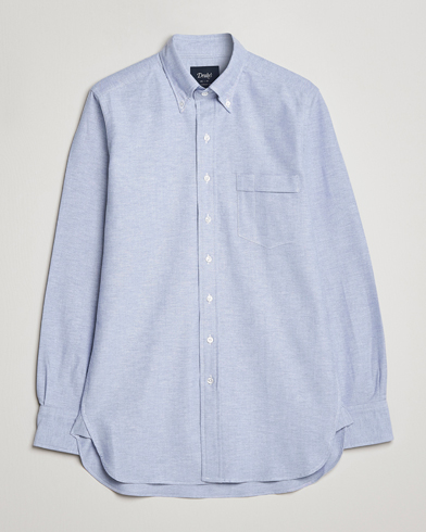 Herren | Hemden | Drake's | Button Down Oxford Shirt Blue