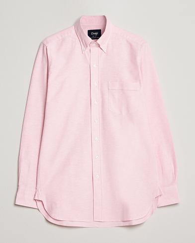 Herren | Drake's | Drake's | Button Down Oxford Shirt Pink