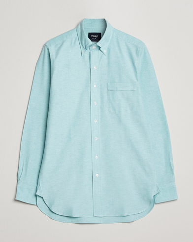 Herren | Oxfordhemden | Drake's | Button Down Oxford Shirt Light Green
