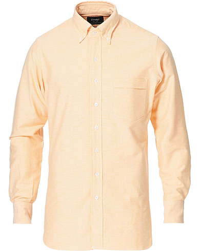 Herren |  | Drake's | Button Down Oxford Shirt Orange