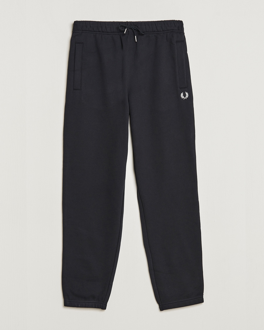 Fred Perry Loopback Sweatpants Black - Schwarz - Joggpant - Grösse: L