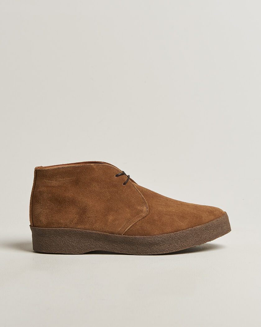 Sanders Joel Chukka Boot Tan Suede – Braun