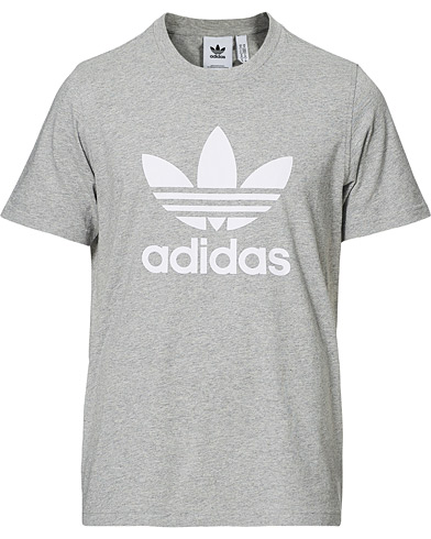 Herren | T-Shirts | adidas Originals | Trefoil Tee Grey Melange