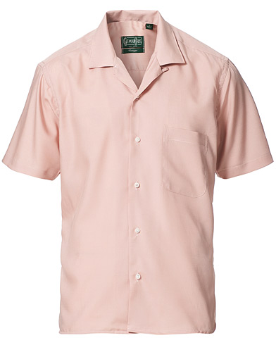 Gitman Vintage Rayon Camp Collar Shirt Rose Pastel