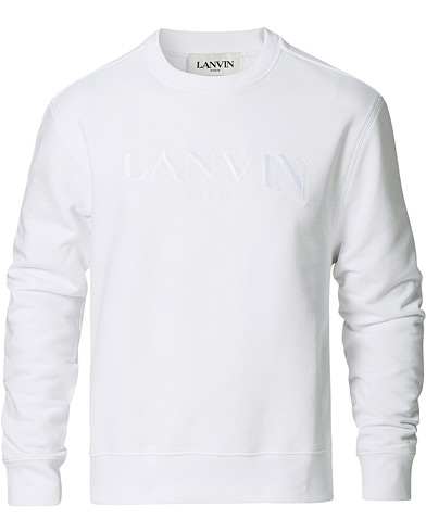Herren |  | Lanvin | Embroidered Logo Sweatshirt White