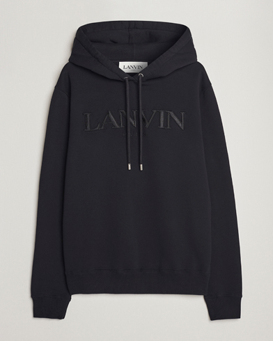 Herren |  | Lanvin | Embroidered Logo Hoodie Black
