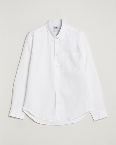 Herren | Oxfordhemden | NN07 | Arne Button Down Oxford Shirt White