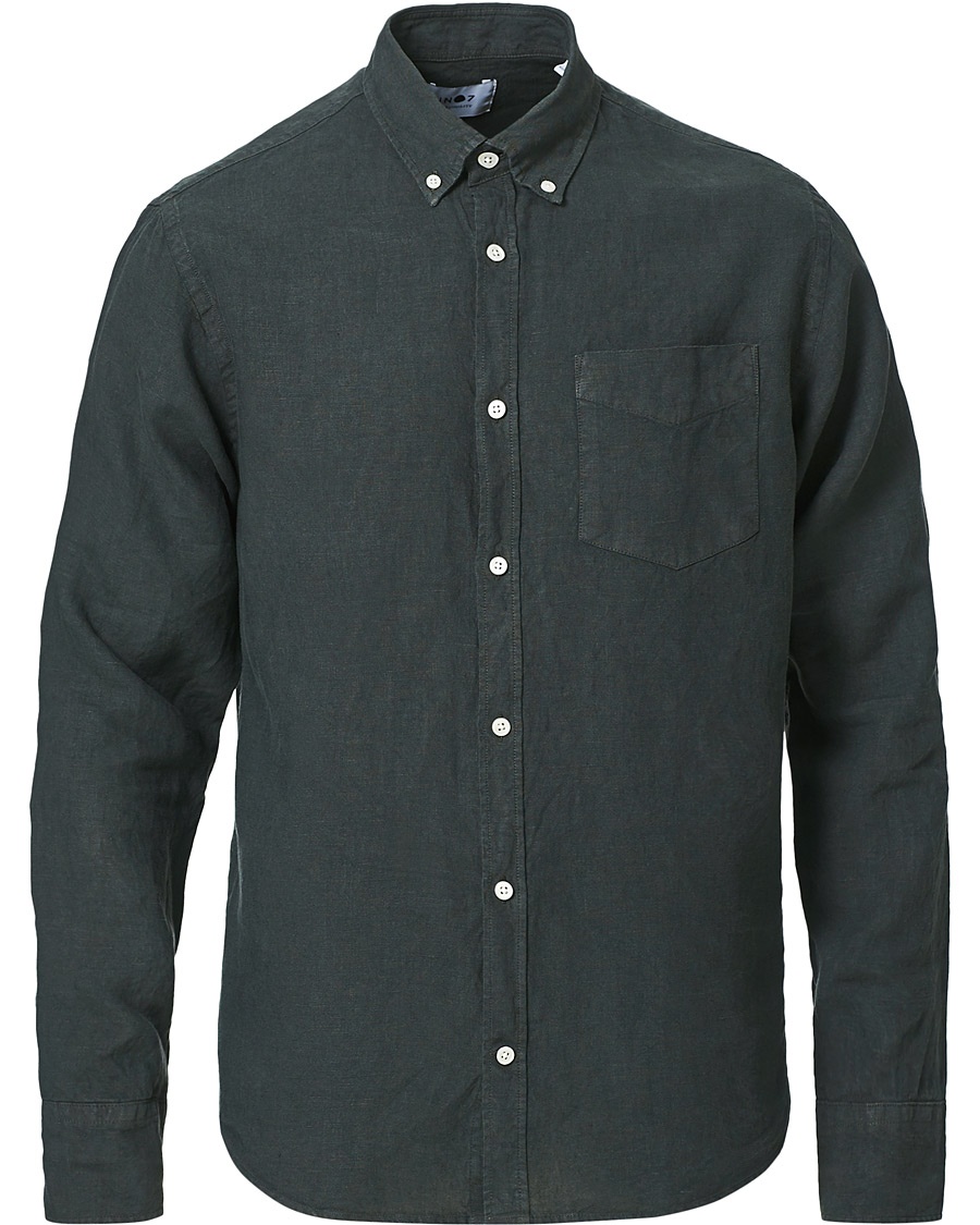  Levon Linen Shirt Concrete