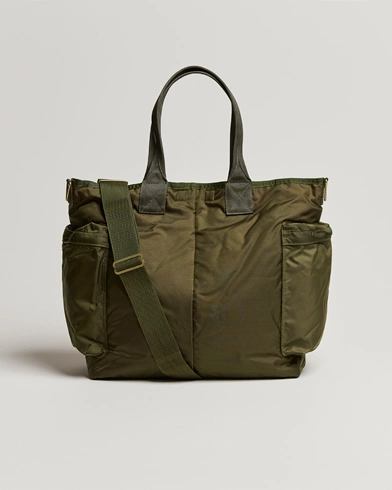 Herren | Japanese Department | Porter-Yoshida & Co. | Force 2Way Tote Bag Olive Drab