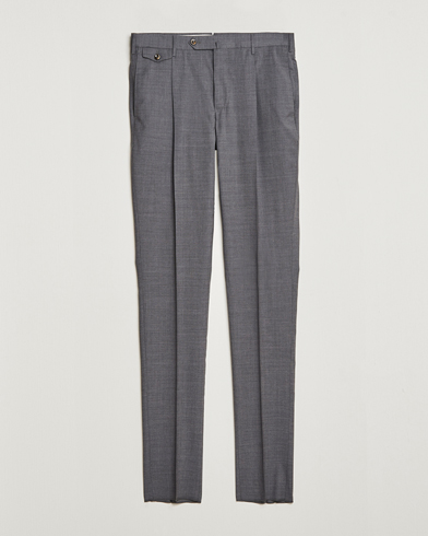 Herren | Stoffhosen | PT01 | Gentleman Fit Wool Trousers Medium Grey