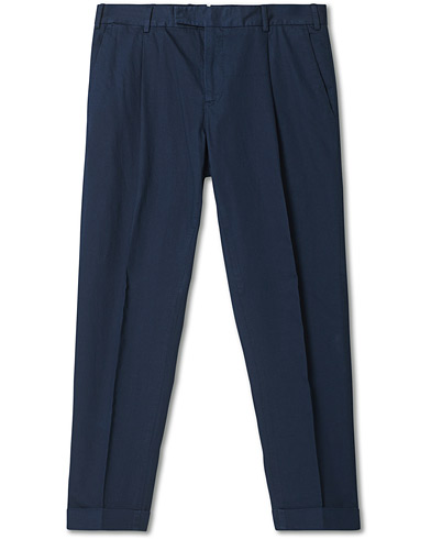 Herren | The Linen Lifestyle | PT01 | Slim Fit Comfort Linen Trousers Dark Blue