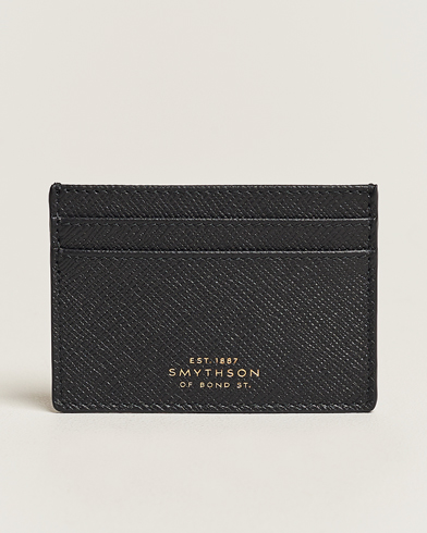 Herren | Kartenetui | Smythson | Panama Flat Cardholder Black