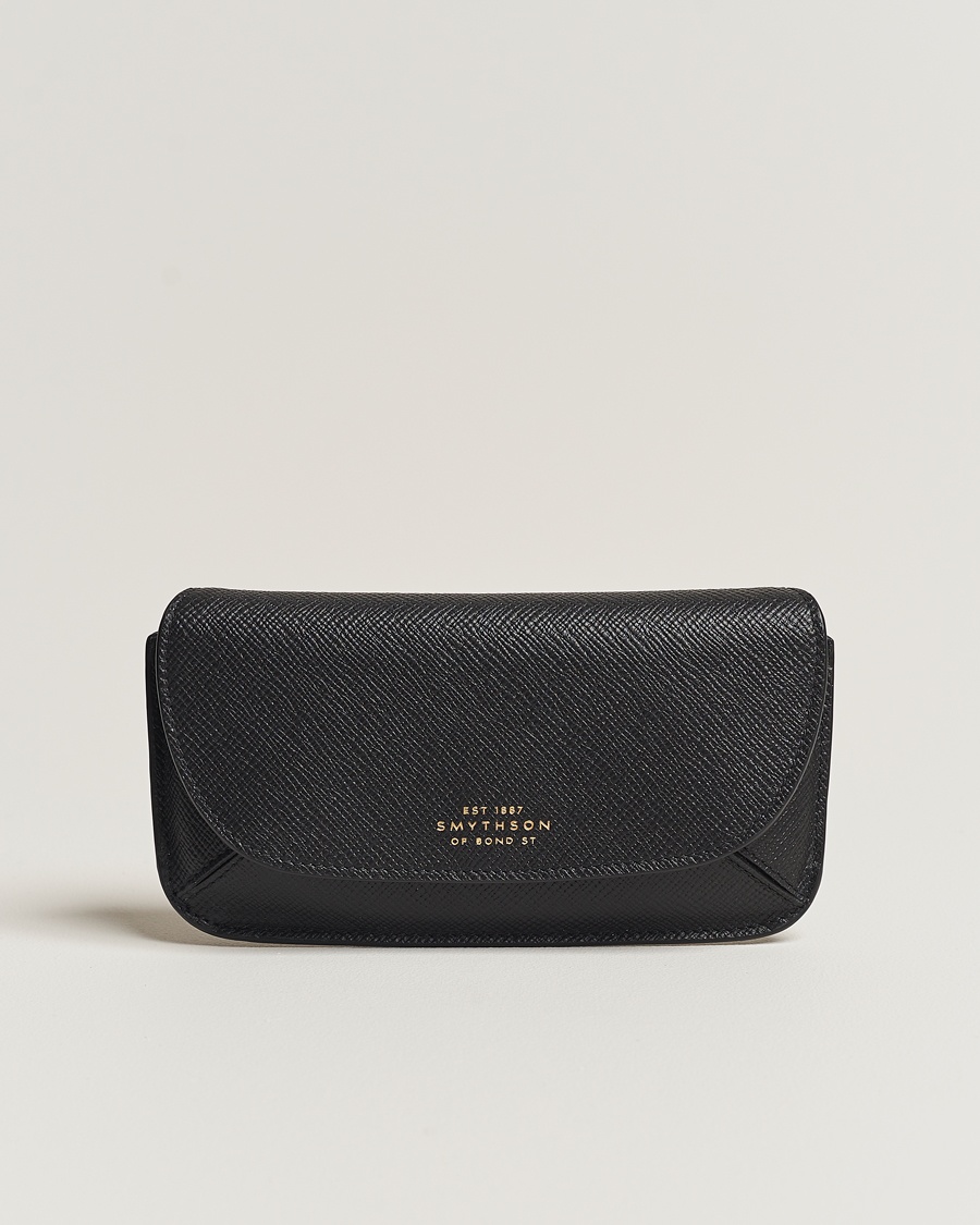 Smythson Panama Hard Sunglasses Case Black – Schwarz