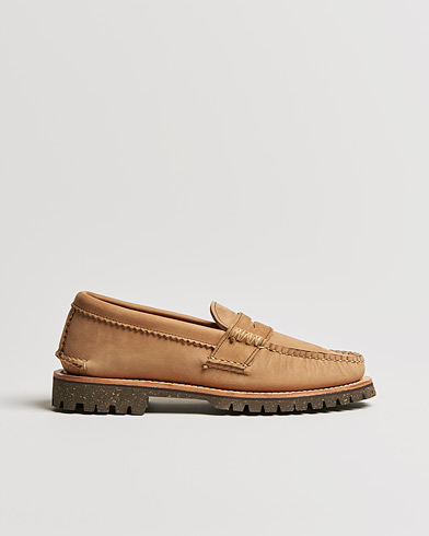Sommerschuhe |  Handsewn Cortina Sole Loafer Brown Suede
