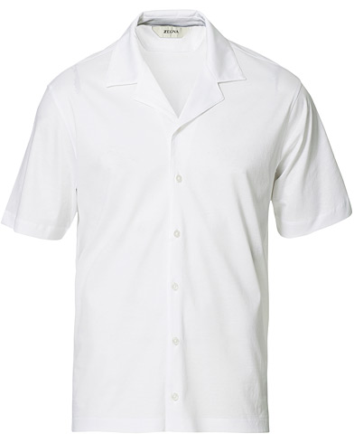  |  Soft Jersey Camp Shirt White