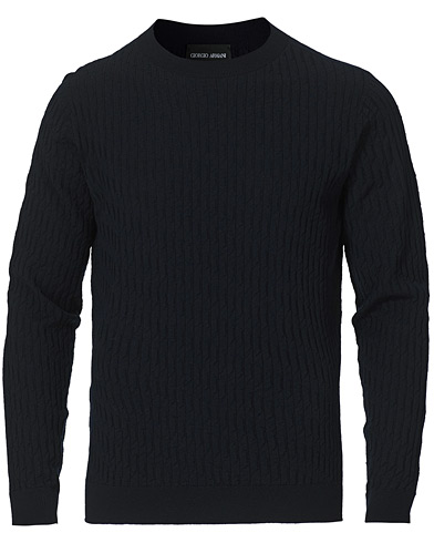  |  Wool Blend Crew Neck Sweater Navy