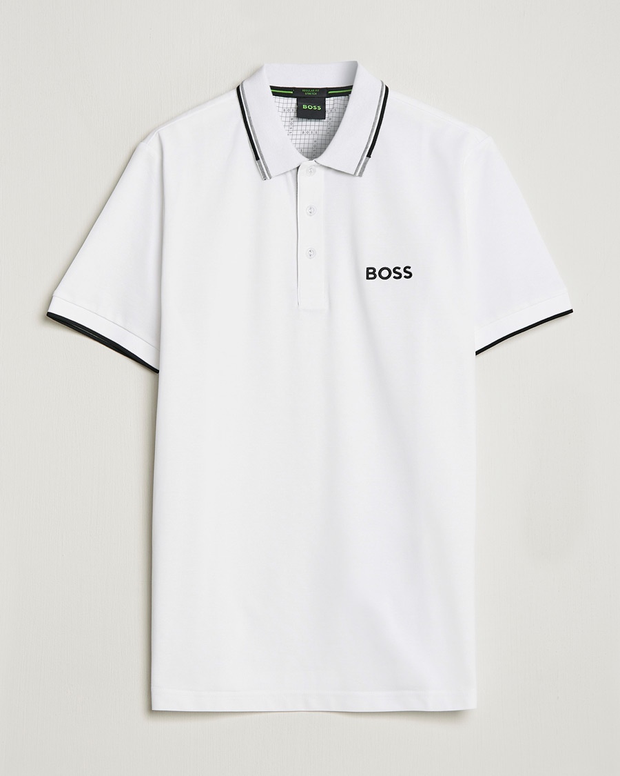 Paddy Pro Piké White - Weiß - Kurzarm-Poloshirts - Grösse: S