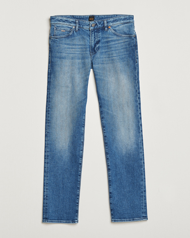 Herren | BOSS Casual | BOSS Casual | Maine Regular Fit Stretch Jeans Bright Blue
