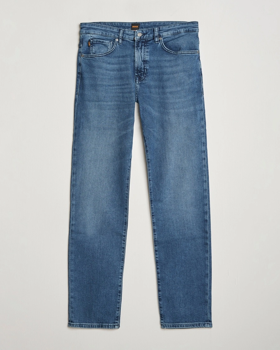 BOSS ORANGE Re.Maine Jeans Medium Blue – Blau