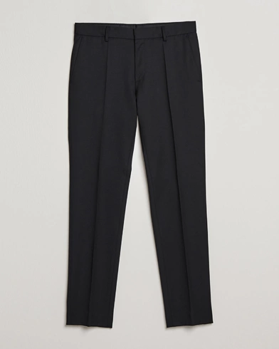 Herren | Anzughosen | BOSS BLACK | Genius Slim Fit Wool Trousers Black