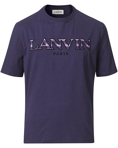 Herren |  | Lanvin | Curb Logo T-Shirt Aged Purple