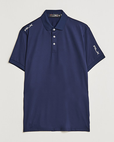 Herren | Kurzarm-Poloshirts | RLX Ralph Lauren | Airflow Active Jersey Polo Refined Navy